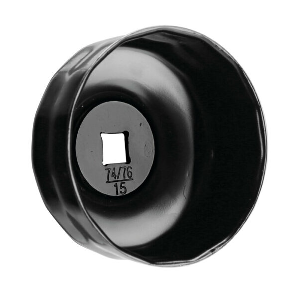 Lampa ΦΙΛΤΡΟΚΛΕΙΔΟ/ΚΛΕΙΔΙ ΦΙΛΤΡΟΥ ΛΑΔΙΟΥ MOTO ΓΙΑ ΚΑΣΤΑΝΙΑ ΔΙΑΜΕΤΡΟΣ 74-76mm 15 ΠΛΕΥΡΩΝ LAMPA - 1 ΤΕΜ. - Image 2