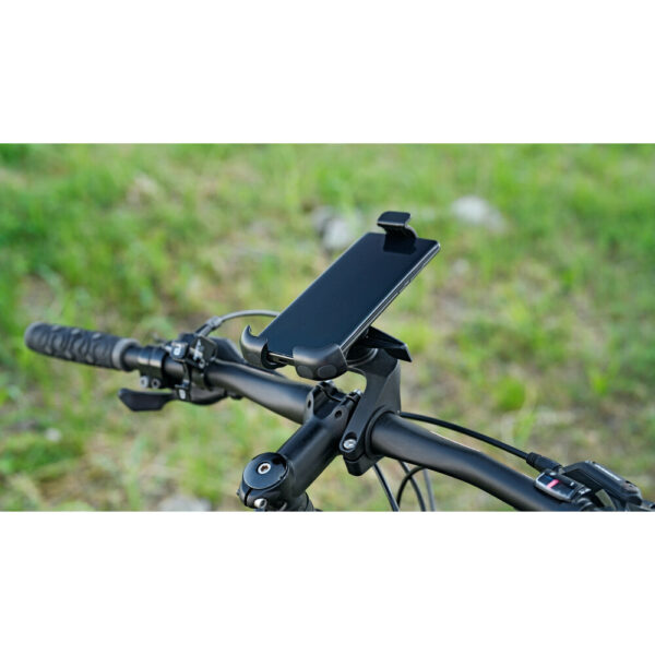 Optiline Διπλή Βάση Στήριξης Κινητού και Action Camera Out Front της σειράς Titan Optiline για Τιμόνι Μηχανής ή Ποδηλάτου με διάμετρο από 22 mm έως 35 mm με 3D αντικραδασμικό σύστημα dampener και σύστημα Duolock 2.0, συμβατή με Θήκες ή Αντάπτορες Κινητού Optiline - Image 4