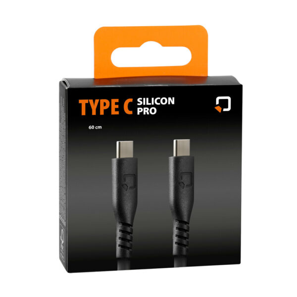 Optiline Καλώδιο USB Type C σε USB Type C 3000mA/60W της σειράς Optiline για Φόρτιση, Συγχρονισμό και Μεταφορά Δεδομένων Κινητού και Ηλεκτρονικών Συσκευών με επένδυση από σιλικόνη και μήκος 60 cm - Image 2