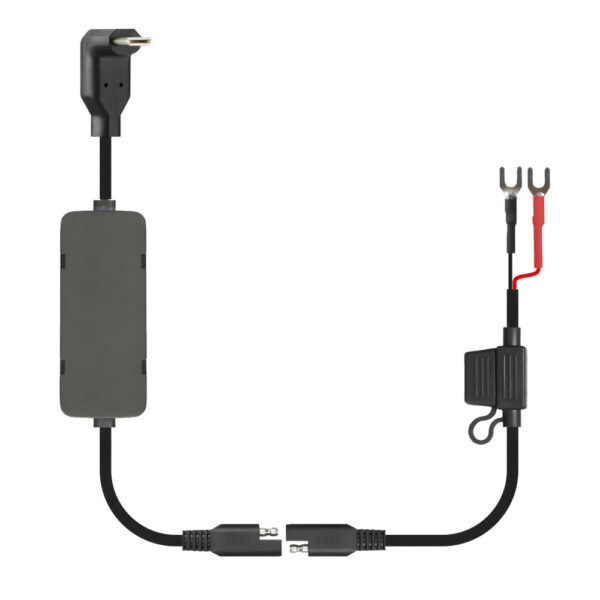 Optiline Καλώδιο Φόρτισης Κινητού Power C 90° 12/24V 30W της σειράς Optiline με USB Type C Power Delivery, Καλώδιο 180 cm, Βύσμα SAE και Ακροδέκτες, Ασφάλεια, Αδιαβροχοποίηση IPX6, συμβατό με Βάσεις Στήριξης, Θήκες ή Αντάπτορες Κινητού Optiline - Image 2