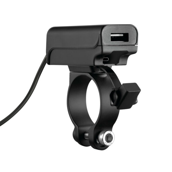Optiline Αδιάβροχος Φορτιστής Κινητού Trek X 12/24V 48W της σειράς Optiline με 2 θύρες USB Type A και USB Type C, Καλώδιο 180 cm, Βύσμα SAE και Ακροδέκτες, Ασφάλεια, Αδιαβροχοποίηση IPX6, συμβατό με Βάσεις Στήριξης, Θήκες ή Αντάπτορες Κινητού Optiline