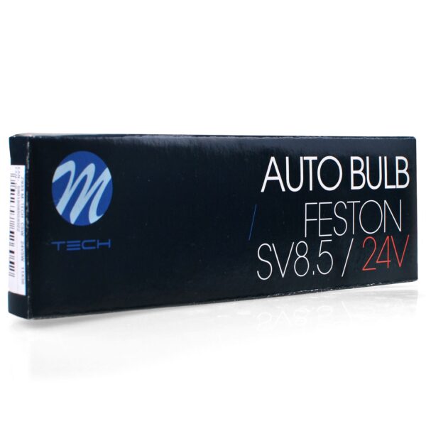 M-Tech ΛΑΜΠΑΚΙΑ ΠΛΑΦΟΝΙΕΡΑΣ 5W 24V SV8,5 36mm STANDARD ΑΛΟΓΟΝΟΥ 10ΤΕΜ.. M-TECH - Image 2