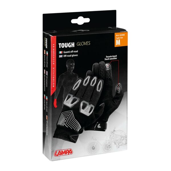 Lampa ΓΑΝΤΙΑ ΜΗΧΑΝΗΣ TOUGH ΜΕ ΑΙΣΘΗΣΗ ΑΦΗΣ ΚΑΙ ΑΝΤΙΚΡΑΔΑΣΜΙΚΗ ΠΡΟΣΤΑΣΙΑ ΜΑΥΡΑ (M) 2ΤΕΜ - Image 2