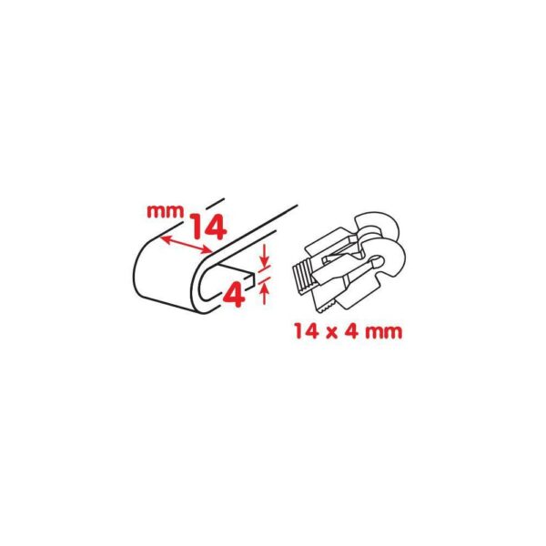 Lampa RENAULT C/K/T 06/2013+ 65cm (26'') ΥΑΛΟΚΑΘΑΡΙΣΤΗΡΑΣ OPTIMAX - 1 ΤΕΜ. - Image 2