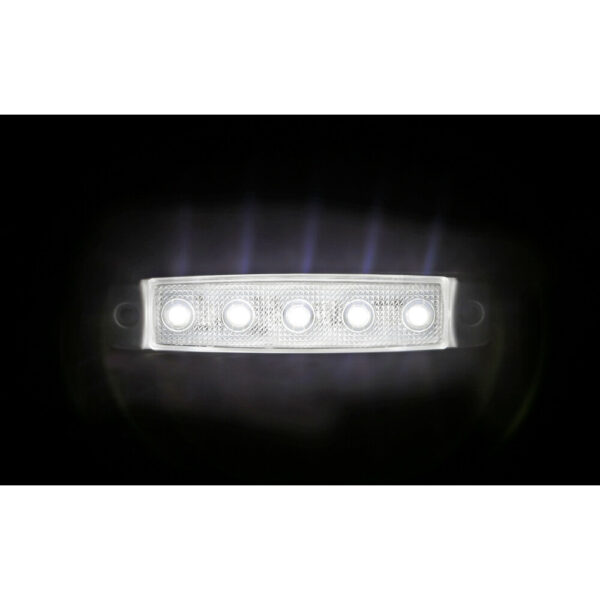 Lampa ΦΩΣ ΟΓΚΟΥ 12/24V 5xSMD LED ΛΕΥΚΟ ΔΙΑΦΑΝΟ 96x20mm ΜΕ ΕΓΚΡΙΣΗ ΤΥΠΟΥ R7/R10  LAMPA - 1 TEM. - Image 3