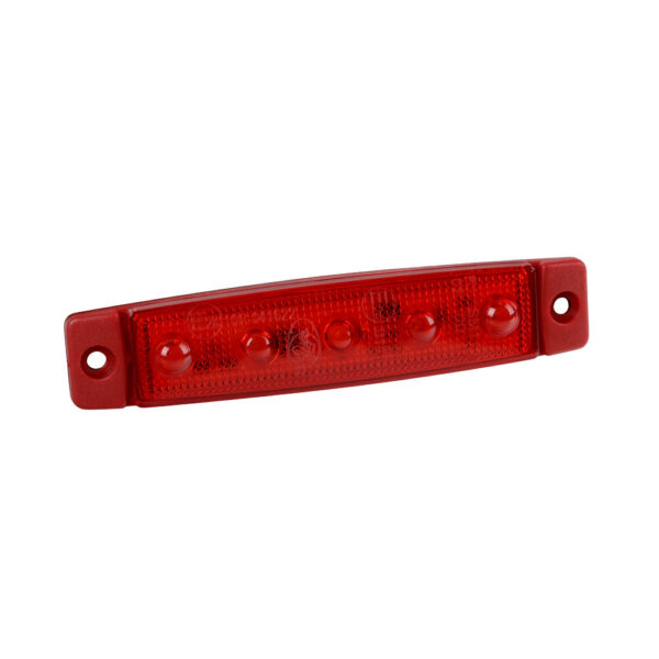 Lampa ΦΩΣ ΟΓΚΟΥ 12/24V 5xSMD LED ΚΟΚΚΙΝΟ 96x20mm ΜΕ ΕΓΚΡΙΣΗ ΤΥΠΟΥ R7/R10  LAMPA - 1 TEM.