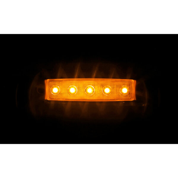 Lampa ΦΩΣ ΟΓΚΟΥ 12/24V 5xSMD LED ΠΟΡΤΟΚΑΛΙ 96x20mm ΜΕ ΕΓΚΡΙΣΗ ΤΥΠΟΥ R7/R10  LAMPA - 1 TEM. - Image 3