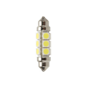 Lampa ΛΑΜΠΑΚΙ ΠΛΑΦΟΝΙΕΡΑΣ 24-30V 11x43mm 216lm 12xSMD LED ΛΕΥΚΟ (ΔΙΠΛΗΣ ΠΟΛΙΚΟΤΗΤΑΣ/ CAN-BUS) ΣΑΚ. 20ΤΕΜ.
