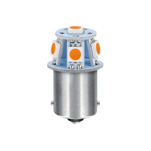 Lampa R5W BA15s 24/28V 6SMDX1CHIP LED 20lm ΠΟΡΤΟΚΑΛΙ ΚΟΥΤΙ LAMPA - 20 ΤΕΜ.
