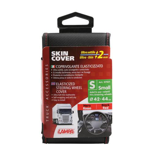 Lampa ΚΑΛΥΜΜΑ ΤΙΜΟΝΙΟΥ ΦΟΡΤΗΓΟΥ 42/44cm (S) SKIN-COVER ΜΑΥΡΟ ΜΕ ΚΟΚΚΙΝΗ ΡΑΦΗ ΕΛΑΣΤΙΚΟ 2mm ΠΑΧΟΣ