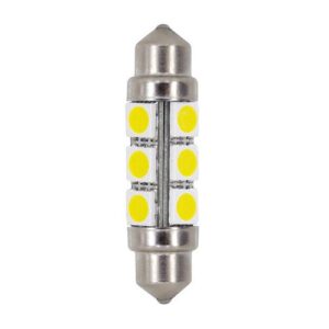 Lampa Λαμπάκια Πλαφονιέρας  24-30V SV8,5-8 10x41mm 216lm HYPER-LED (Διπλής Πολικότητας) BLISTER 2τεμ