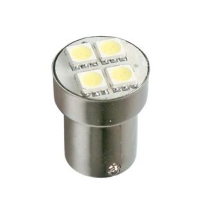 Lampa P21W 24V BA15s 15lm HYPER-LED12 ΠΟΡΤΟΚΑΛΙ (ΜΟΝΟΠΟΛΙΚΟ) BLISTER 1ΤΕΜ.