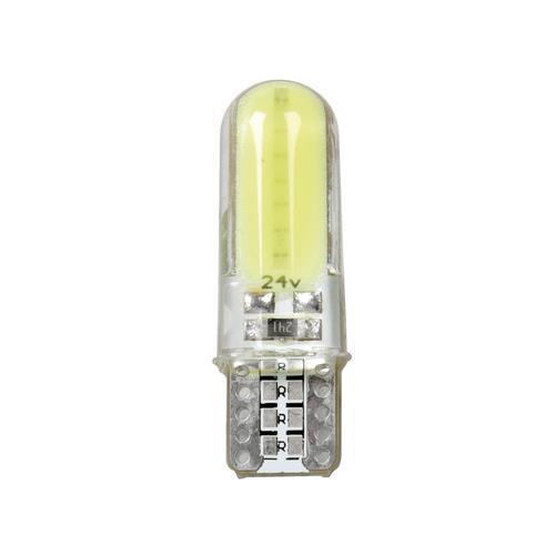 Lampa T10 W5W 24-30V W2,1×9,5d MEGA-LED COB 2SMDx12chips 150lm ΛΕΥΚΟ 2ΤΕΜ.