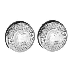 Lampa Φώτα Ογκου Φορτηγού 24V 1 Led 2τεμ Λευκά F-12
