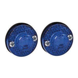 Lampa Φώτα Ογκου Φορτηγού 24V 1 Led 2τεμ Μπλε B-1