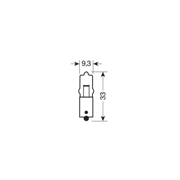 Lampa BA9s 12V 10W OSRAM ORIGINAL LINE MINIWATT ΜΟΝΟΠΟΛΙΚΟ ΑΛΟΓΟΝΟΥ LAMPA - 10 ΤΕΜ - Image 2