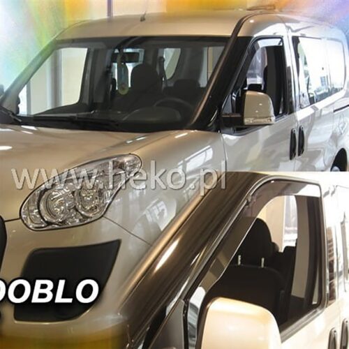 Heko ΑΝΕΜΟΘΡΑΥΣΤΕΣ ΓΙΑ FIAT DOBLO 2010-2022 / OPEL COMBO D 2011-2018 ΖΕΥΓΑΡΙ ΑΠΟ ΕΥΚΑΜΠΤΟ ΦΙΜΕ ΠΛΑΣΤΙΚΟ HEKO – 2 ΤΕΜ.