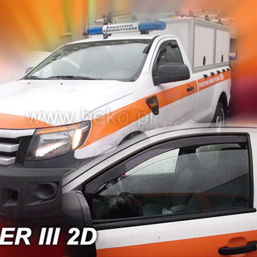 Heko ΑΝΕΜΟΘΡΑΥΣΤΕΣ ΓΙΑ FORD RANGER 2D 2012+ ΖΕΥΓΑΡΙ ΑΠΟ ΕΥΚΑΜΠΤΟ ΦΙΜΕ ΠΛΑΣΤΙΚΟ HEKO – 2 ΤΕΜ.