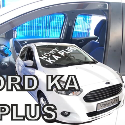 Heko ΑΝΕΜΟΘΡΑΥΣΤΕΣ ΓΙΑ FORD KA PLUS 3 5D 2014+ ΖΕΥΓΑΡΙ ΑΠΟ ΕΥΚΑΜΠΤΟ ΦΙΜΕ ΠΛΑΣΤΙΚΟ HEKO – 2 ΤΕΜ.