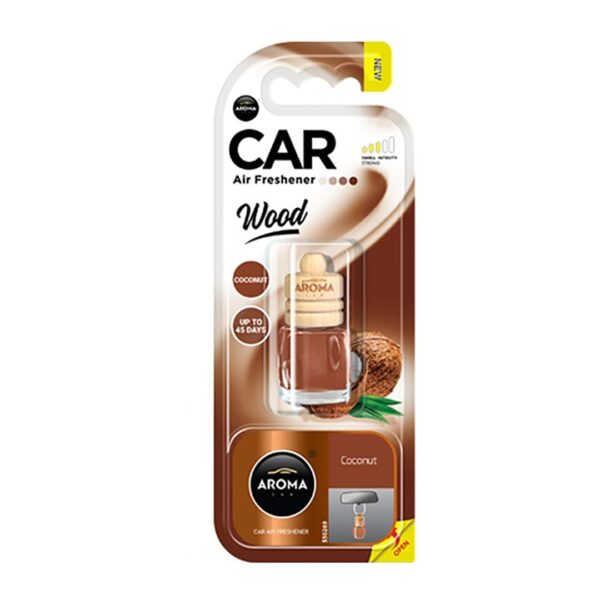 Amio ΑΡΩΜΑΤΙΚΟ (ΚΡΕΜΑΣΤΟ) ΥΓΡΟ AROMA WOOD - COCONUT (6 ml) AMiO - 1 ΤΕΜ. - Image 2