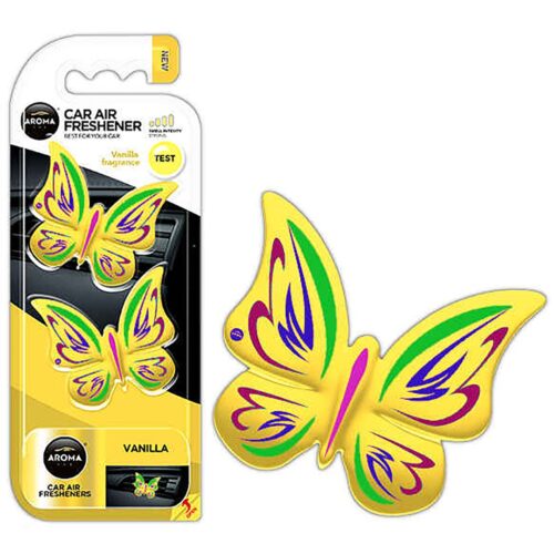 Amio ΑΡΩΜΑΤΙΚΟ (ΚΡΕΜΑΣΤΟ ή ΑΕΡΑΓΩΓΟΥ) AROMA FANCY SHAPES ΠΕΤΑΛΟΥΔΑ – ΒΑΝΙΛΙΑ AMiO – 1 ΤΕΜ.