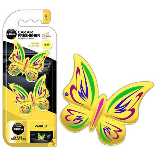 Amio ΑΡΩΜΑΤΙΚΟ (ΚΡΕΜΑΣΤΟ ή ΑΕΡΑΓΩΓΟΥ) AROMA FANCY SHAPES ΠΕΤΑΛΟΥΔΑ – ΒΑΝΙΛΙΑ AMiO – 1 ΤΕΜ.