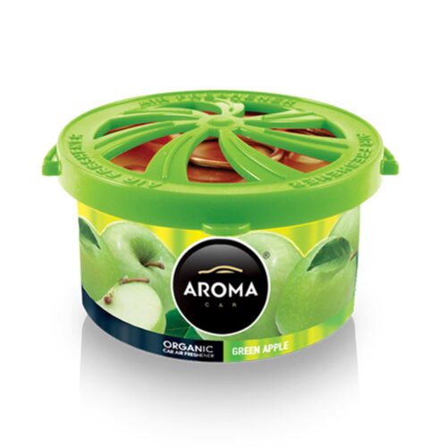 Amio ΑΡΩΜΑΤΙΚΟ ΣΕ ΚΟΝΣΕΡΒΑ AROMA ORGANIC – ΠΡΑΣΙΝΟ ΜΗΛΟ (GREEN APPLE) 40gr – 1 ΤΕΜ.