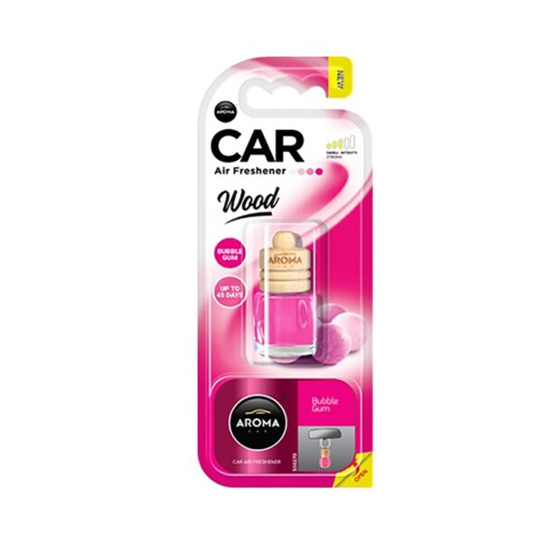 Amio ΑΡΩΜΑΤΙΚΟ (ΚΡΕΜΑΣΤΟ) ΥΓΡΟ AROMA WOOD - BUBBLE GUM (6 ml) AMiO - 1 ΤΕΜ. - Image 2