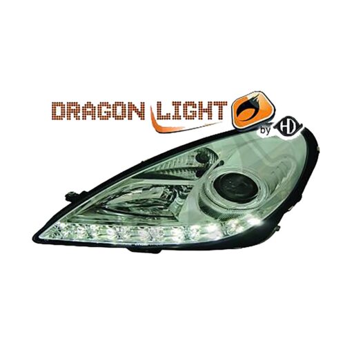 Diederichs ΦΑΝΑΡΙΑ ΜΠΡΟΣΤΙΝΑ ΓΙΑ MERCEDES SLK R171 2004-2011 DRAGONLIGHT ΚΑΙ LED CHROME DIEDERICHS – 2 ΤΕΜ.