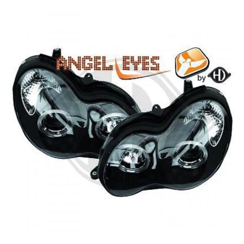 Diederichs ΦΑΝΑΡΙΑ ΓΙΑ MERCEDES C-KLAS W203 07/2000+ ANGELEYES BLACK  ΜΠΡΟΣΤΙΝΑ DIEDERICHS – 2 ΤΕΜ.