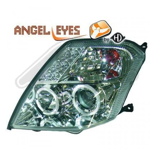 Diederichs ΦΑΝΑΡΙΑ ΓΙΑ CITROEN C2 11/2003+ ANGELEYES CHROME  ΜΠΡΟΣΤΙΝΑ – 2 ΤΕΜ.