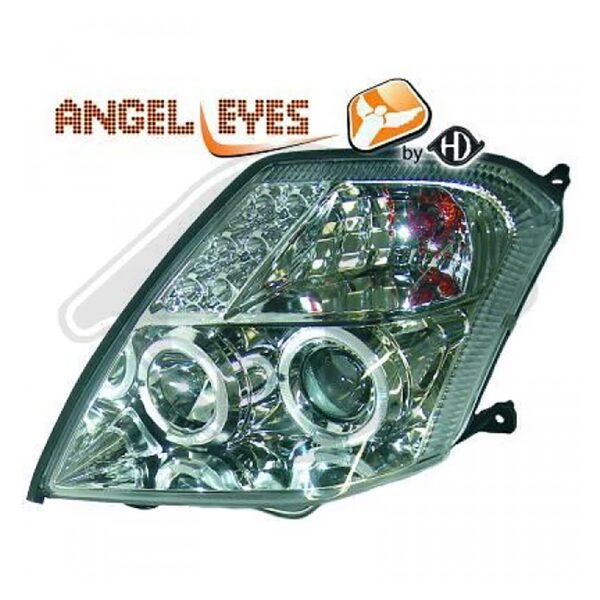 Diederichs ΦΑΝΑΡΙΑ ΓΙΑ CITROEN C2 11/2003+ ANGELEYES CHROME  ΜΠΡΟΣΤΙΝΑ - 2 ΤΕΜ.