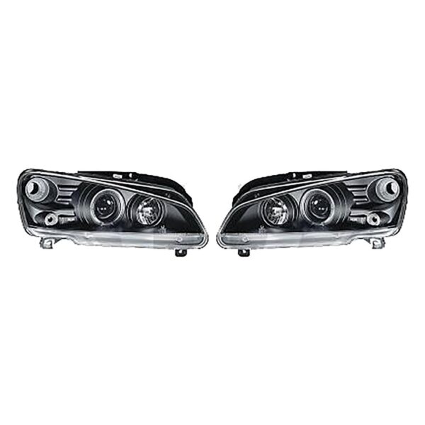 Diederichs ΦΑΝΑΡΙΑ ΜΠΡΟΣΤΙΝΑ ΓΙΑ PEUGEOT 106 1996+ ANGELEYES BLACK (H1+H1) - 2 ΤΕΜ.