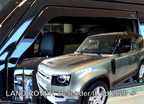Heko ΑΝΕΜΟΘΡΑΥΣΤΕΣ ΓΙΑ LAND ROVER DEFENDER 5D 2020+  ΣΕΤ ΑΥΤΟΚΙΝΗΤΟΥ ΑΠΟ ΕΥΚΑΜΠΤΟ ΦΙΜΕ ΠΛΑΣΤΙΚΟ HEKO - 4 ΤΕΜ.