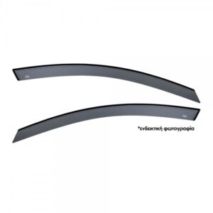 DGA ΖΕΥΓΑΡΙ ΜΠΡΟΣΤΙΝΟΙ ΑΝΕΜΟΘΡΑΥΣΤΕΣ ΓΙΑ RENAULT SCENIC II / GRAND SCENIC 5D 2003-2009  ΑΠΟ ΕΥΚΑΜΠΤΟ ΧΥΤΟ ΑΚΡΥΛΙΚΟ ΓΥΑΛΙ  (CAST ACRYLIC GLASS) DGA - 2 ΤΕΜ.