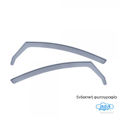 DGA ΖΕΥΓΑΡΙ ΜΠΡΟΣΤΙΝΟΙ ΑΝΕΜΟΘΡΑΥΣΤΕΣ ΓΙΑ VW GOLF 5 5D 2003-2008 / GOLF PLUS 5D 2003-2014 ΑΠΟ ΕΥΚΑΜΠΤΟ ΧΥΤΟ ΑΚΡΥΛΙΚΟ ΓΥΑΛΙ (CAST ACRYLIC GLASS) DGA – 2 ΤΕΜ.