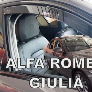 Heko ΑΝΕΜΟΘΡΑΥΣΤΕΣ ΓΙΑ ALFA ROMEO GIULIA 4D 2016- ΖΕΥΓΑΡΙ ΑΠΟ ΕΥΚΑΜΠΤΟ ΦΙΜΕ ΠΛΑΣΤΙΚΟ HEKO - 2 ΤΕΜ.