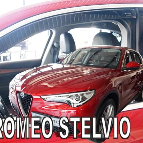 Heko ΑΝΕΜΟΘΡΑΥΣΤΕΣ ΓΙΑ ALFA ROMEO STELVIO 5D 2017- ΖΕΥΓΑΡΙ ΑΠΟ ΕΥΚΑΜΠΤΟ ΦΙΜΕ ΠΛΑΣΤΙΚΟ HEKO – 2 ΤΕΜ.