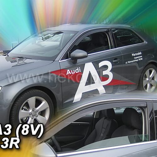 Heko ΑΝΕΜΟΘΡΑΥΣΤΕΣ ΓΙΑ AUDI A3 / 8V SPORTBACK 3D 2013-2019 ΖΕΥΓΑΡΙ ΑΠΟ ΕΥΚΑΜΠΤΟ ΦΙΜΕ ΠΛΑΣΤΙΚΟ HEKO – 2 ΤΕΜ.