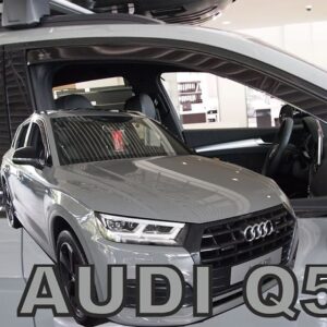 Heko ΑΝΕΜΟΘΡΑΥΣΤΕΣ ΓΙΑ AUDI Q5 5D 2016-2021 ΖΕΥΓΑΡΙ ΑΠΟ ΕΥΚΑΜΠΤΟ ΦΙΜΕ ΠΛΑΣΤΙΚΟ HEKO - 2 ΤΕΜ.