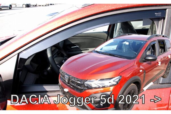 Heko ΑΝΕΜΟΘΡΑΥΣΤΕΣ ΓΙΑ DACIA JOGGER 5D 2021+ ΣΕΤ ΑΥΤΟΚΙΝΗΤΟΥ ΑΠΟ ΕΥΚΑΜΠΤΟ ΦΙΜΕ ΠΛΑΣΤΙΚΟ HEKO - 4 ΤΕΜ.