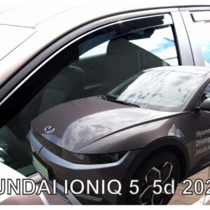 Heko ΑΝΕΜΟΘΡΑΥΣΤΕΣ ΓΙΑ HYUNDAI IONIQ 5D 2021+  ΣΕΤ ΑΥΤΟΚΙΝΗΤΟΥ ΑΠΟ ΕΥΚΑΜΠΤΟ ΦΙΜΕ ΠΛΑΣΤΙΚΟ HEKO - 4 ΤΕΜ.