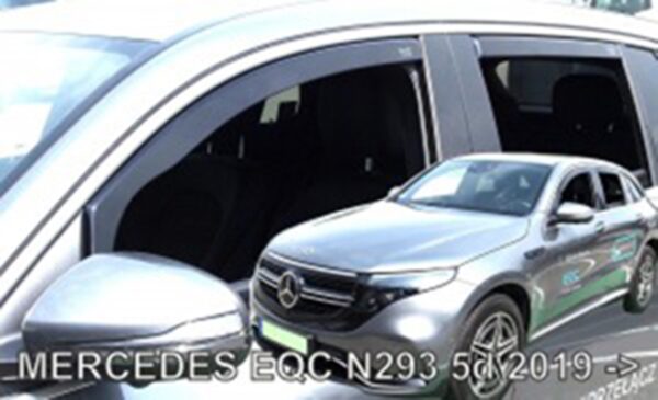 Heko ΑΝΕΜΟΘΡΑΥΣΤΕΣ ΓΙΑ MERCEDES EQC N293 5D 2019+  ΣΕΤ ΑΥΤΟΚΙΝΗΤΟΥ ΑΠΟ ΕΥΚΑΜΠΤΟ ΦΙΜΕ ΠΛΑΣΤΙΚΟ HEKO - 4 ΤΕΜ.