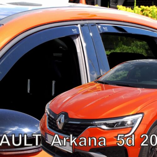 Heko ΑΝΕΜΟΘΡΑΥΣΤΕΣ ΓΙΑ RENAULT ARKANA 5D 2019+  ΣΕΤ ΑΥΤΟΚΙΝΗΤΟΥ ΑΠΟ ΕΥΚΑΜΠΤΟ ΦΙΜΕ ΠΛΑΣΤΙΚΟ HEKO – 4 ΤΕΜ.