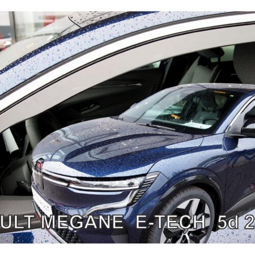 Heko ΑΝΕΜΟΘΡΑΥΣΤΕΣ ΓΙΑ RENAULT MEGANE E-TECH 5D 2022+ ΣΕΤ ΑΥΤΟΚΙΝΗΤΟΥ ΑΠΟ ΕΥΚΑΜΠΤΟ ΦΙΜΕ ΠΛΑΣΤΙΚΟ HEKO – 4 ΤΕΜ.