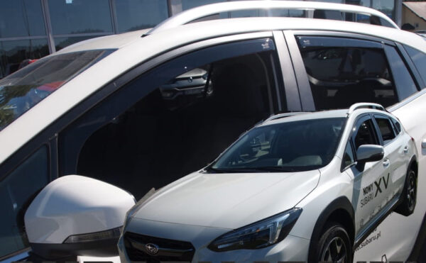 Heko ΑΝΕΜΟΘΡΑΥΣΤΕΣ ΓΙΑ SUBARU XV 5D 2018+  ΣΕΤ ΑΥΤΟΚΙΝΗΤΟΥ ΑΠΟ ΕΥΚΑΜΠΤΟ ΦΙΜΕ ΠΛΑΣΤΙΚΟ HEKO - 4 ΤΕΜ.