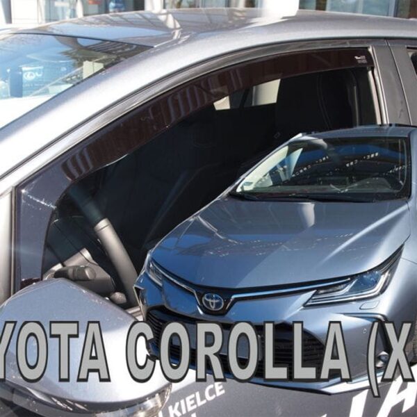 Heko ΑΝΕΜΟΘΡΑΥΣΤΕΣ ΓΙΑ TOYOTA COROLLA XII 4D/5D 2018+ / SUZUKI SWACE 4D 2020+ ΖΕΥΓΑΡΙ ΑΠΟ ΕΥΚΑΜΠΤΟ ΦΙΜΕ ΠΛΑΣΤΙΚΟ HEKO - 2 ΤΕΜ.