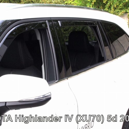 Heko ΑΝΕΜΟΘΡΑΥΣΤΕΣ ΓΙΑ TOYOTA HIGHLANDER (XU70) 5D 2019+ ΣΕΤ ΑΥΤΟΚΙΝΗΤΟΥ ΑΠΟ ΕΥΚΑΜΠΤΟ ΦΙΜΕ ΠΛΑΣΤΙΚΟ HEKO – 4 ΤΕΜ.