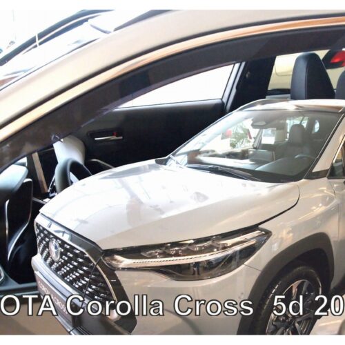 Heko ΑΝΕΜΟΘΡΑΥΣΤΕΣ ΓΙΑ TOYOTA COROLLA CROSS 5D 2020+  ΖΕΥΓΑΡΙ ΑΠΟ ΕΥΚΑΜΠΤΟ ΦΙΜΕ ΠΛΑΣΤΙΚΟ HEKO – 2 ΤΕΜ.