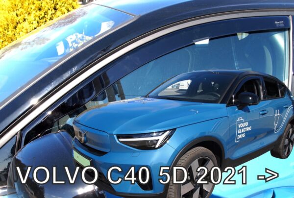 Heko ΑΝΕΜΟΘΡΑΥΣΤΕΣ ΓΙΑ VOLVO C40 5D 2021+  ΖΕΥΓΑΡΙ ΑΠΟ ΕΥΚΑΜΠΤΟ ΦΙΜΕ ΠΛΑΣΤΙΚΟ HEKO - 2 ΤΕΜ.